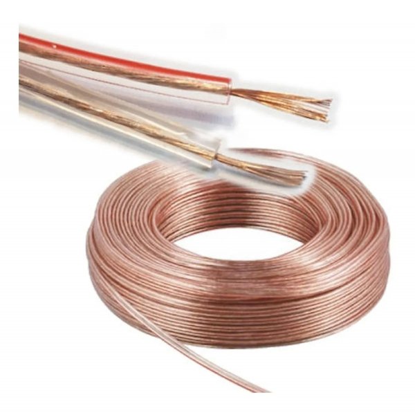 Rollo Cable para Parlante 30mts 14AWG CCA