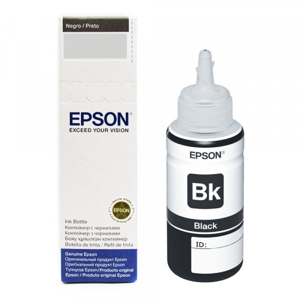Botella de Tinta Epson Ecotank T673120-AL Negra