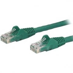 Cable de Red de 15cm Verde Cat6 UTP Ethernet Gigabit RJ45 sin Enganches