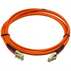 Cable Startech 2mts Red Multimodo Dúplex Fibra Óptica LC-LC 50/125 - Patch Duplex