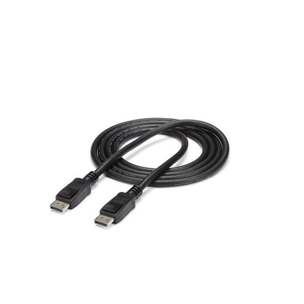 Cable Startech de 6mts para Monitor DisplayPort DP con Seguro - Macho a Macho