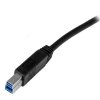Cable Certificado 2m USB 3.0 Super Speed USB B Macho a USB A Macho Adaptador para Impresora Negro