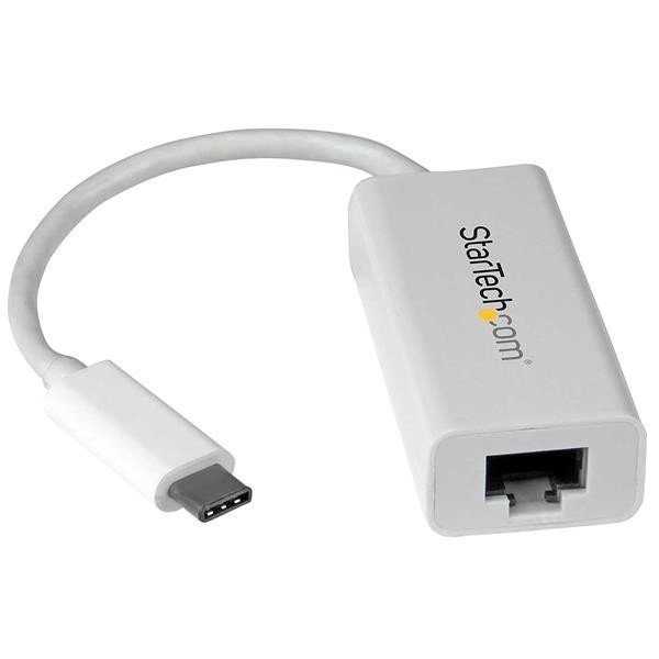 Adaptador Startech de Red Gigabit USB-C - USB 3.1 Gen 1 (5 Gbps) Blanco