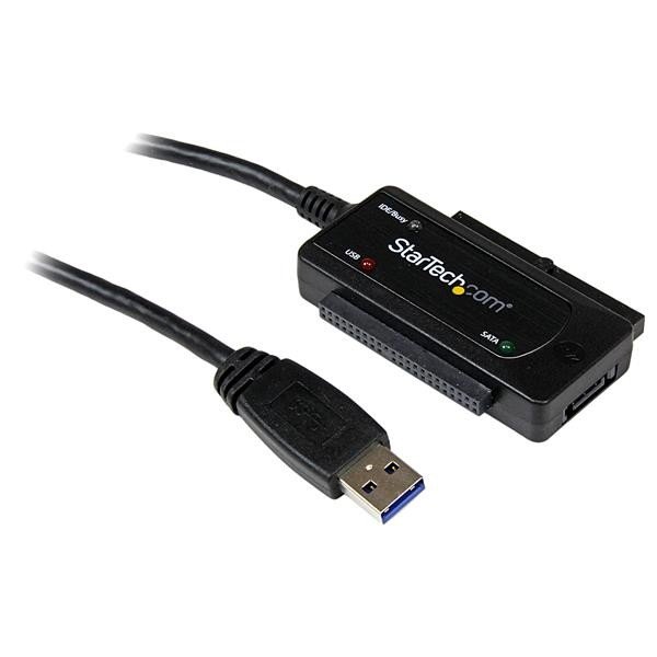 Adaptador Startech SATA IDE 2.5 3.5 a USB 3.0 Super Speed para Disco Duro HDD Serial ATA USB A