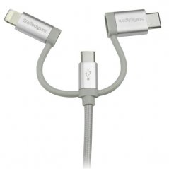 Cable Startech USB Multicarga USB de 1mts Teléfono Móvil iPhone iPad Tablet