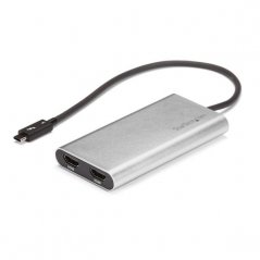 Adaptador Startech Gráfico Thunderbolt 3 a Doble HDMI 4K 60Hz Compatible con Mac y Windows