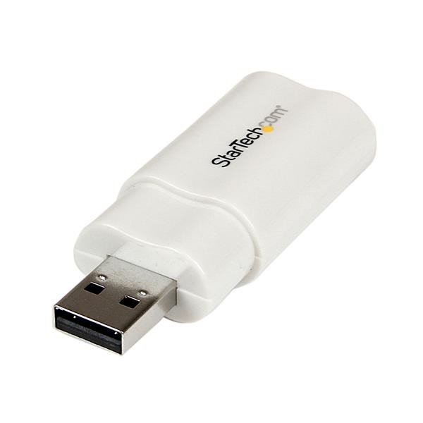 Adaptador Startech Estéreo USB Blanco