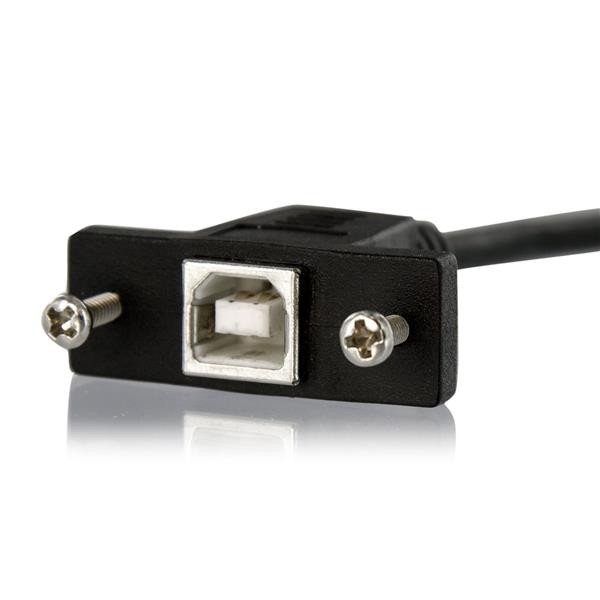 Cable Startech USB de Montaje en Panel USB B a USB B de 30cm Hembra a Macho
