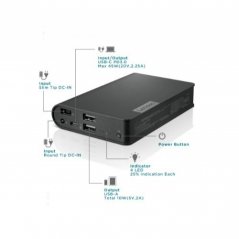 Bateria Lenovo 14,000mAh USB Tipo-C Laptop Power Bank