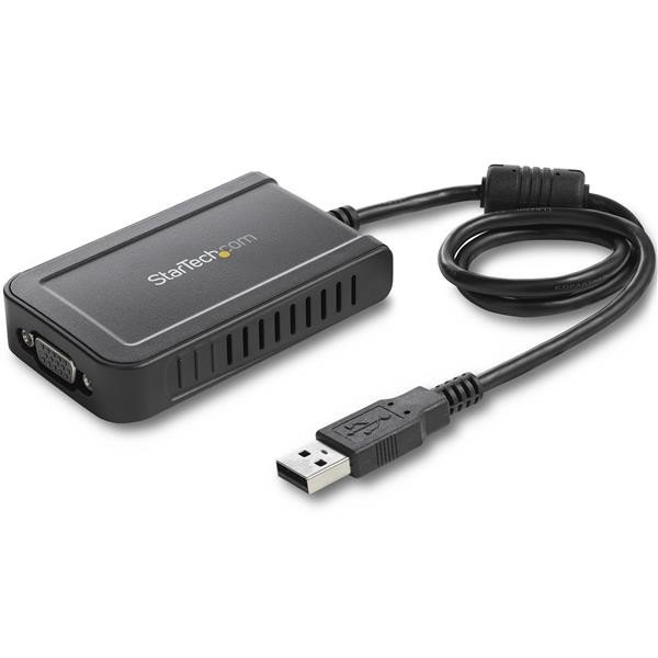 Adaptador Startech de Vídeo Externo USB a VGA Tarjeta Gráfica Externa Cable 1920x1200