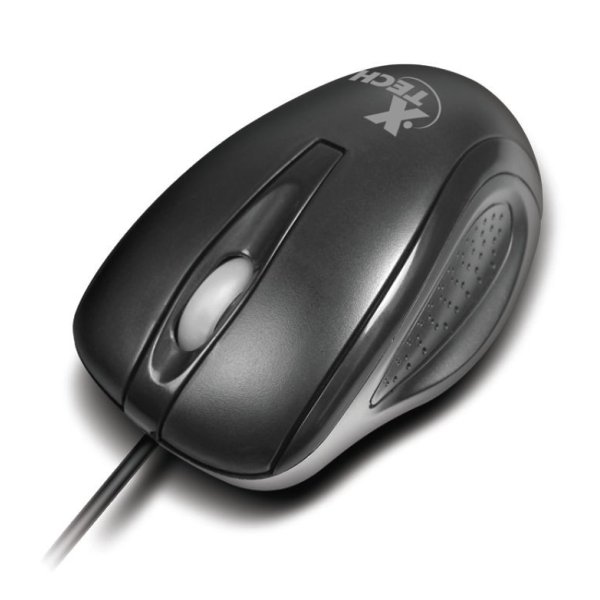 Kit Mouse + Candado KlipX - Mouse Xtech Alambrico