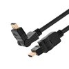 Cable HDMI Xtech macho a HDMI macho giratorio y pivotante 3mts