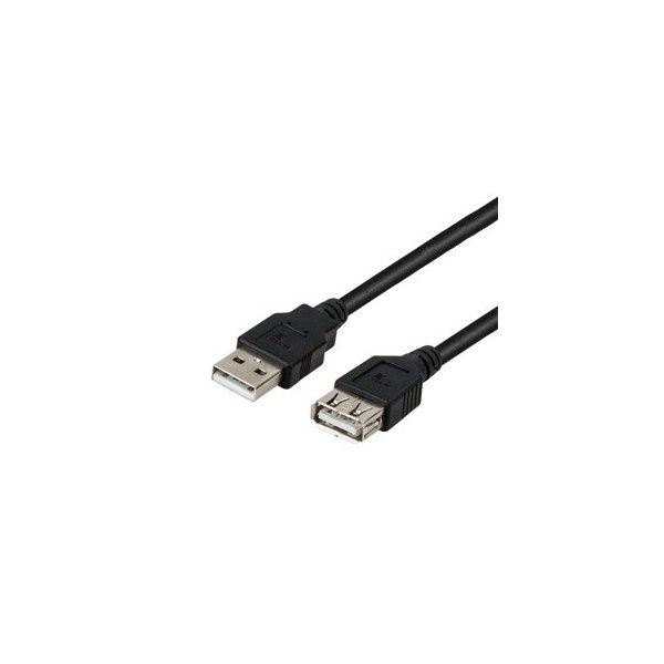 Cable USB 2.0 macho A a hembra A 1,8 mts