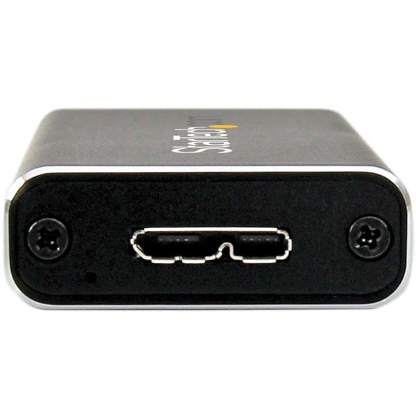 Gabinete Startech Cofre USB 3.1 (10Gbps) para Unidades mSATA - Aluminio