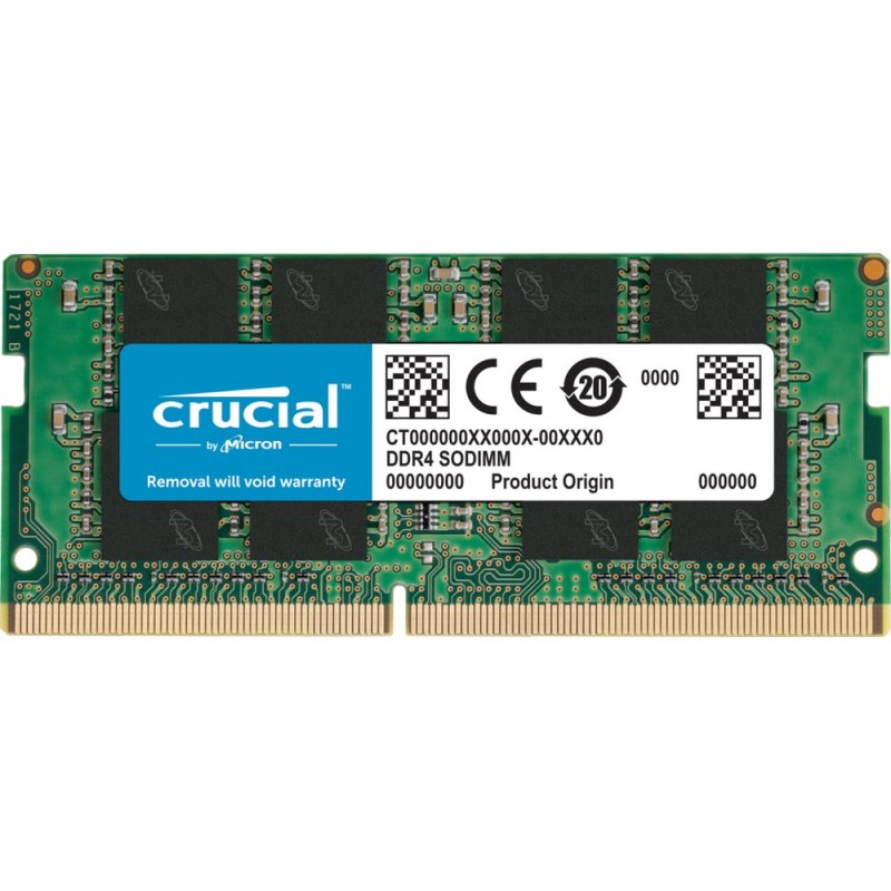 Memoria Ram Crucial de 8GB DDR4 3200MHz CL22 SODIMM