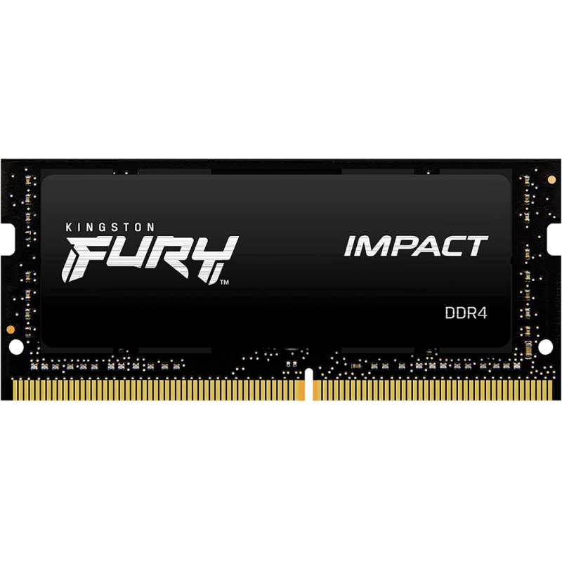 Memoria Ram Kingston Fury Impact DDR4 8GB 3200MHz  SO-DIMM Non-ECC CL20 1.2V