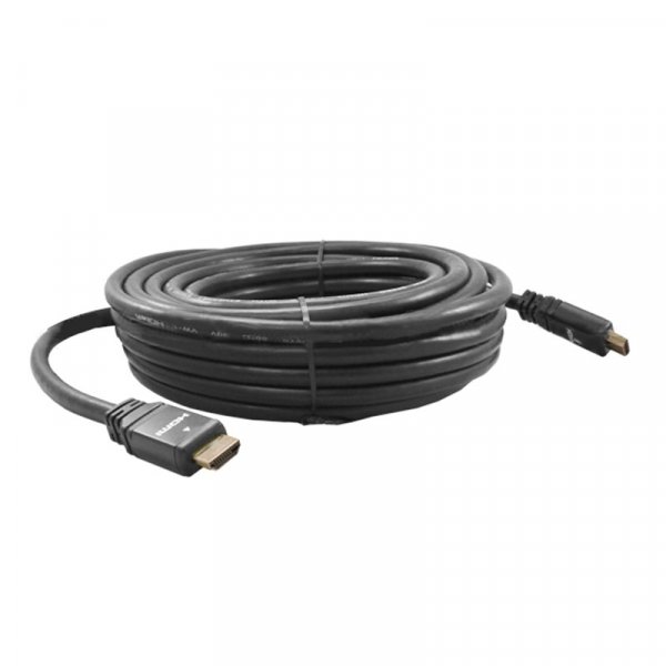 Cable HDMI 10M. M/M, V1,4,  Conector Metalico Negro, Baño Oro, 28AWG