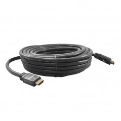 Cable HDMI 25M. M/M, 1.4 Conector Metalico Negro Baño Oro 26AWG