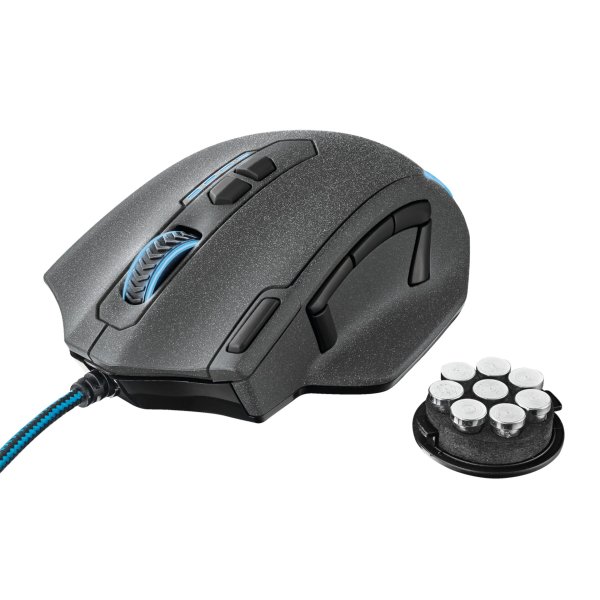 Mouse Trust Gaming GXT 155 Negro